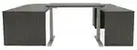 U Shaped Peninsula Standing Desk