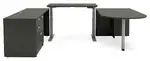 U Shaped Peninsula Standing Desk