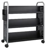 Double Sided Book Cart