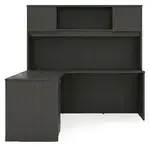 L Shaped Desk with Hutch