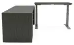 L Shaped Sit Stand Desk