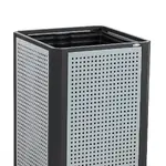 Steel Trash Can with Ashtray