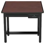 Small Drafting Table with Drawers