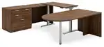 U Shaped Peninsula Standing Desk