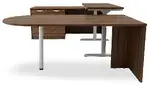 U Shaped Peninsula Standing Desk