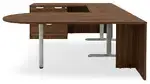 U Shaped Peninsula Standing Desk