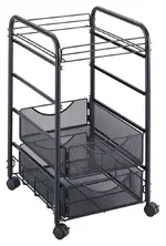 Open Top Rolling File with Drawers