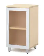 Small Storage Cabinet with Glass Door