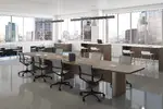 Modern Boat Shape Conference Table