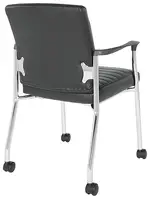Vinyl Guest Chair with Wheels