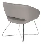 Accent Chair with Chrome Base