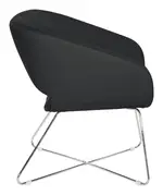 Accent Chair with Chrome Base