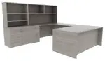 U Shape Desk with Storage