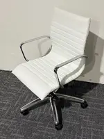 Leather Mid-Back Conference Room Chairs