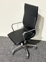 Black Leather Office Chair