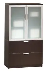 Lateral Filing with Upper Storage Cabinet