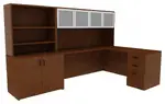 L Shaped Desk with Storage