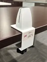 Edge Clamping Bracket - White