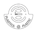 Ashtray with Label - Aluminum