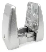 Cubicle Top Clamp Mount Bracket for Plexiglass & Acrylic Panels