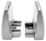 Cubicle Top Clamp Mount Bracket for Plexiglass & Acrylic Panels