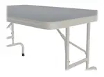 Folding Table with Adjustable Legs