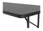 Folding Table with Adjustable Height Legs