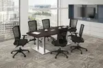 Modern Boat Shaped Conference Table