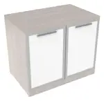 Storage Cabinet with Glass Doors