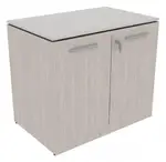Storage Cabinet with Glass Top