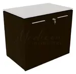 Storage Cabinet with Glass Top
