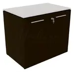 Storage Cabinet with Glass Top