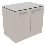 Storage Cabinet with Glass Top