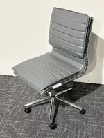 Gray Armless Conference Chair