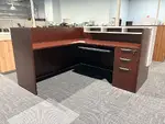 L Shaped Reception Desk
