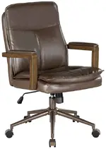 Faux Leather Office Chair