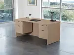 Rectangular Desk with Drawers