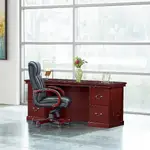 Executive Credenza Desk with Drawers