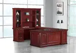 U Shaped Executive Desk with Hutch