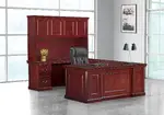 U Shaped Executive Desk with Hutch