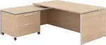 Executive L Shaped Desk with Drawers