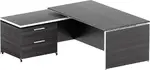 Executive L Shaped Desk with Drawers