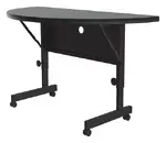 Flip-Top Crescent Table