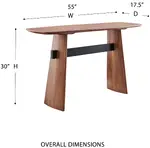 Modern Nordic Console Table