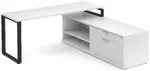 L Shaped Desk with Storage