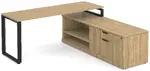 L Shaped Desk with Storage