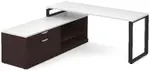 Modern L Shaped Desk with Storage