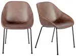 Mid-Century Contour Side Chair - Set of 2