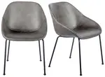 Mid-Century Contour Side Chair - Set of 2