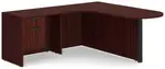 Peninsula Desk with Curved Edge